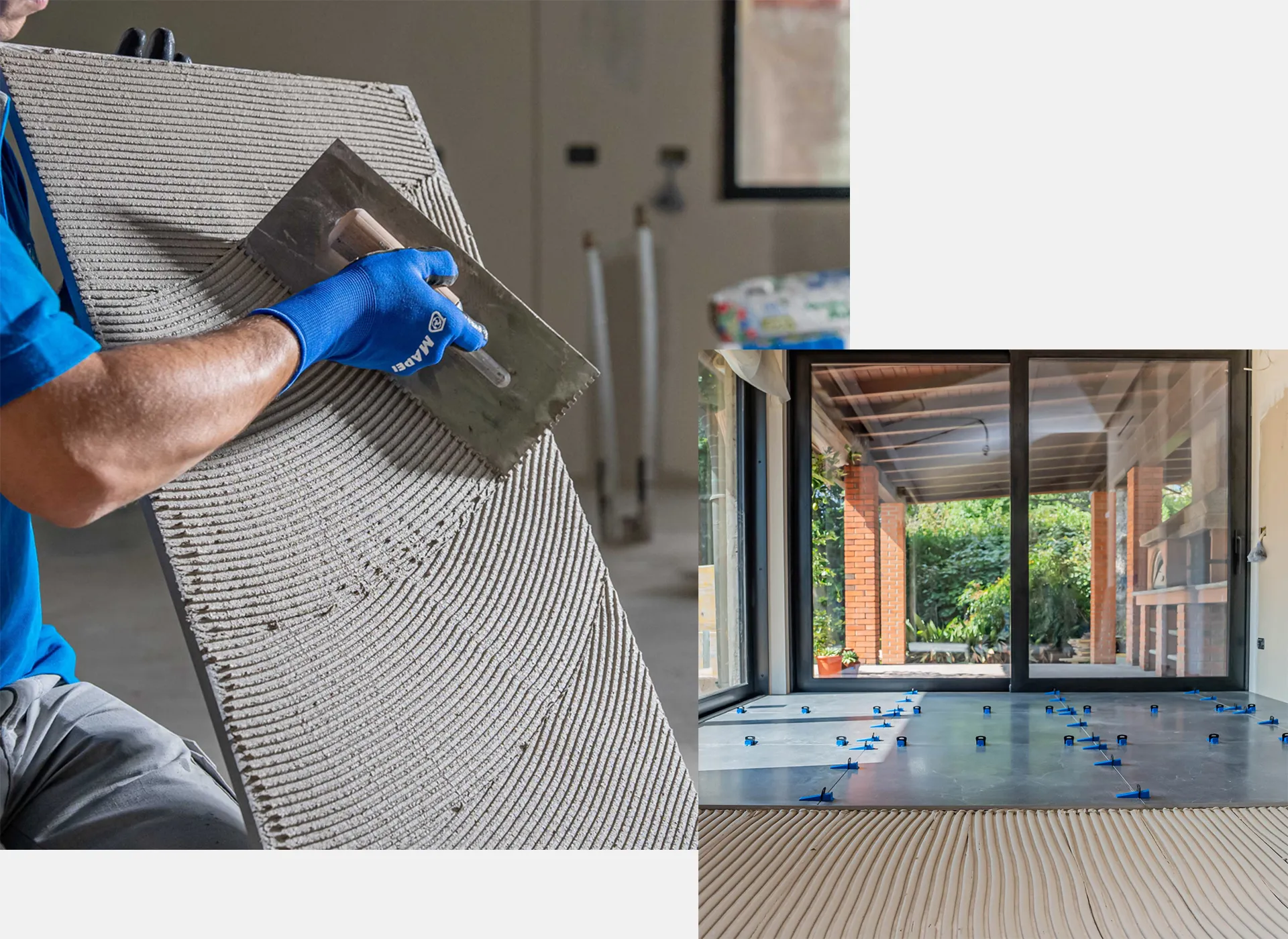 Mapei floor installation