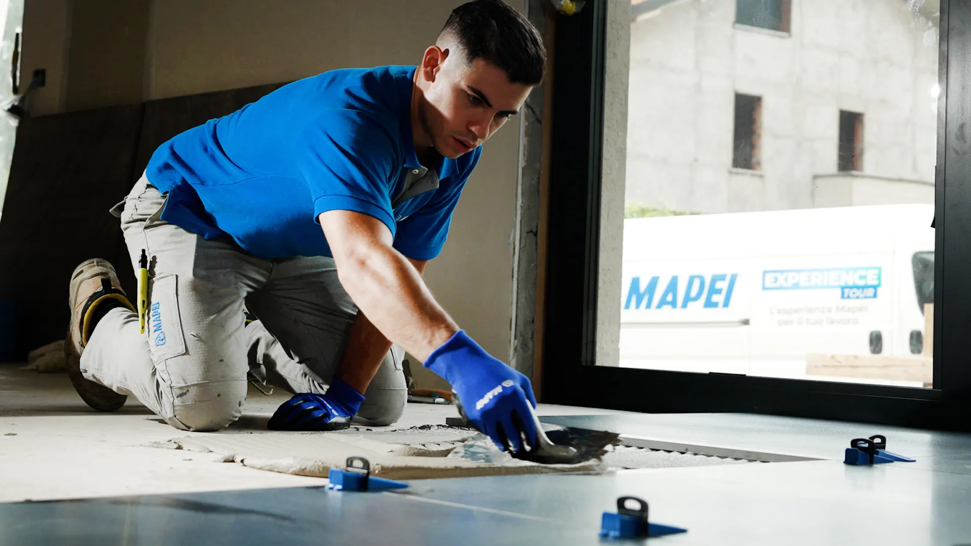careful installation by Mapei’s expert technicians